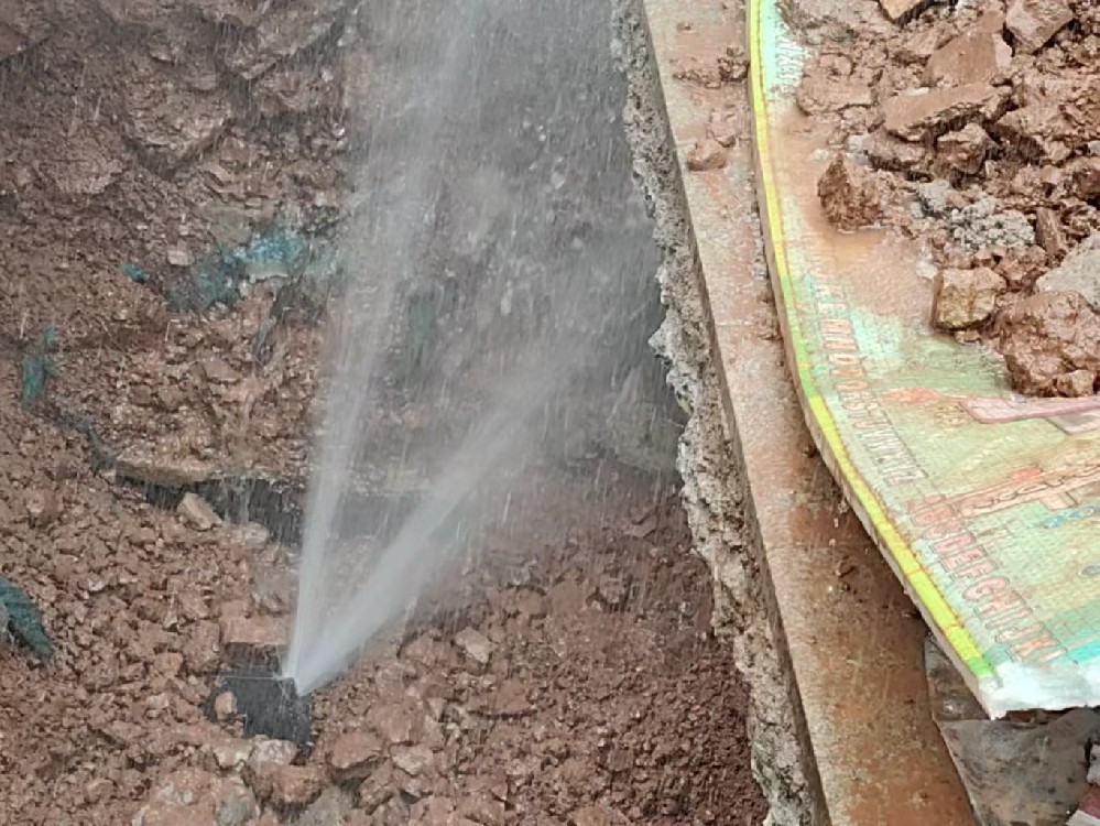 消防水管漏水检测定点开挖—嘉黎